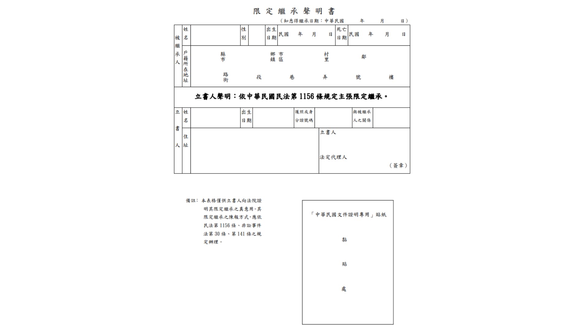 3分鐘快速了解限定繼承與申請流程- 理庫律師